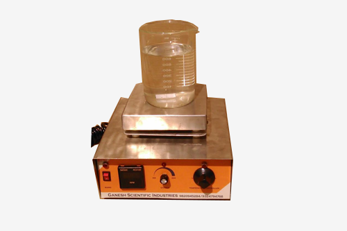 Regulator hot plate with magnetic stirrer.